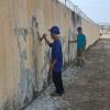 Limpeza de superfície antes de iniciar pintura