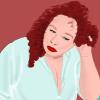 Ilustração retrato adulto