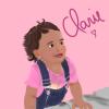 Ilustração retrato criança