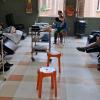 Trabaljo voluntário, ala de oncologia no hospital das clínicas