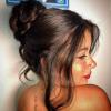 Penteado Coque contemporâneo