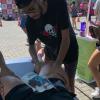 Recovery em evento esportivo de triatletismo.