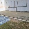Construção de área de ducha para piscina