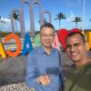 Passeio com David na Orla em Aracaju.