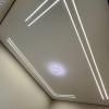 Forro drywall liso perfil de led