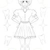 I Don't Wanna Be A Doll - lineart