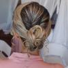 Penteado coque baixo