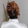 Penteado coque banana
