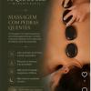 Massagem pedras Quentes,, relaxamento muscular alívio de dores e tensões