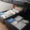Organização de box baú/depois