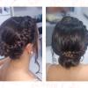 Cabelo para formatura, coque baixo, em cliente real