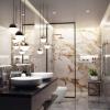 Banheiro marmorizado