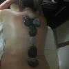massagem relaxante com opção das pedras quentes , duração de  10 mutos  apenas na coluna ( da cervical até a lombar) OBS.: de resguardo !!