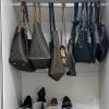 Bolsas e sapatos organizado 