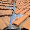 Aplicação de mantas nas calhas