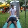 massagem em corrida