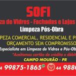 Sofi Limpezas De Vidros E Pos Obras Em Geral