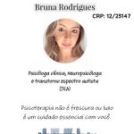 Psicóloga Bruna Rodrigues
