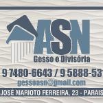 Asn Gesso E Divisória