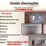 Gesso Drywall Forros Divisórias