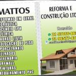 Mattos Reforma E Contruçao E Transporte Mattos Reforma E Contruçao E Transporte
